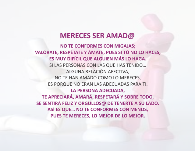 Mereces ser amad@ Mayo 30 de 2012